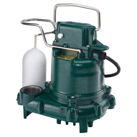 ZOELLER Mighty-Mate 1-1/2 in. 115V 9.7A 3/10 hp 43 gpm Cast Iron Sump Pump 53-0016